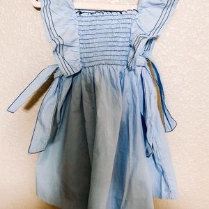 Zara blue toddler girl dress size 2-3 years